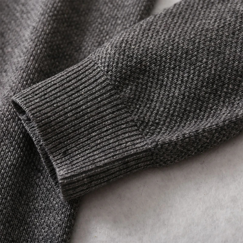 Mens sweater 85% mulberry silk 15% cashmere solid color crew collar daily long sleeved floral warm top L XL XXL LY047 241115