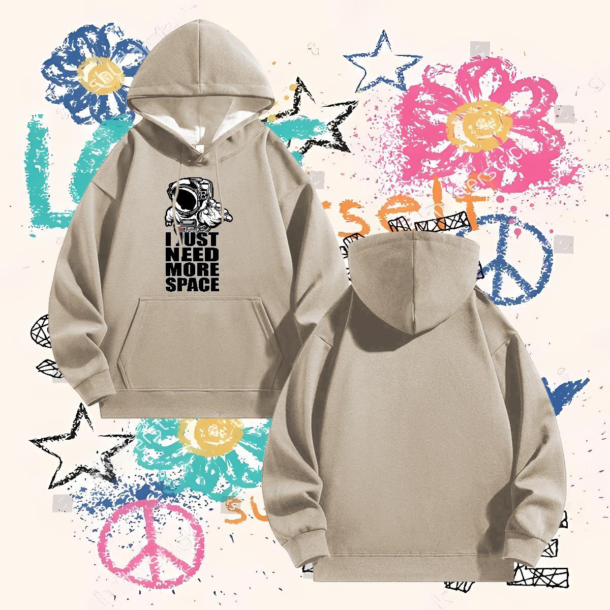 2024 Autumn Winter Hoodie Men Breathable Long Sleeve Wholesale Men Hoodie Cartoon Printing S-3XL Tops Hoodie Hip Hop Warm Fleece