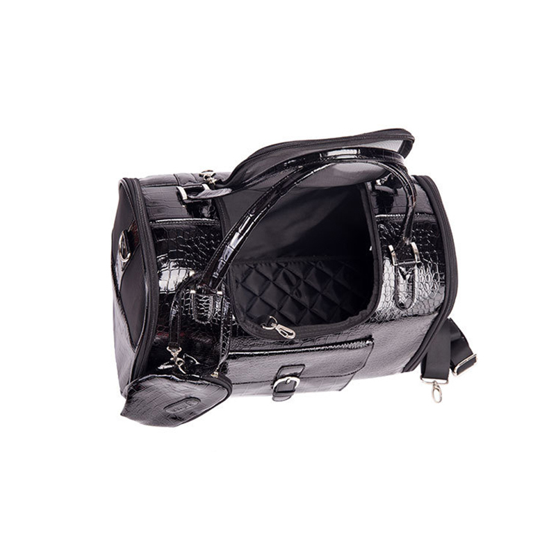 Portable Outdoor Pet Cat Carrying Basket With Wallet New Leather Travel Handbag