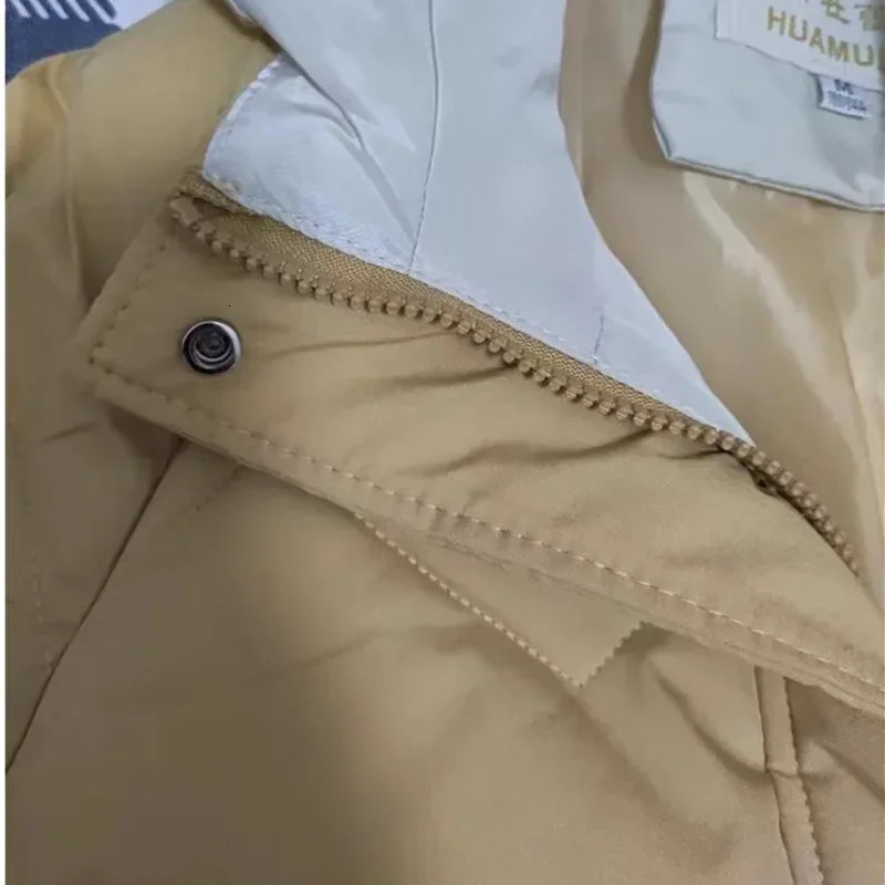 2023 Fashion Korean Loose Autumn Winter Parka Short Overcoat Thick Hooded Cotton Padded Jackets Coats Female Outwear 241108