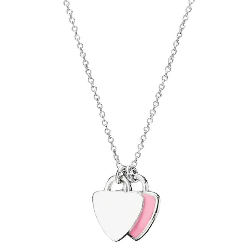 designer necklace gold chain designer jewelry women heart necklace golden necklace designer for women with box Fashion Jewelry Women Titanium Steel Plated