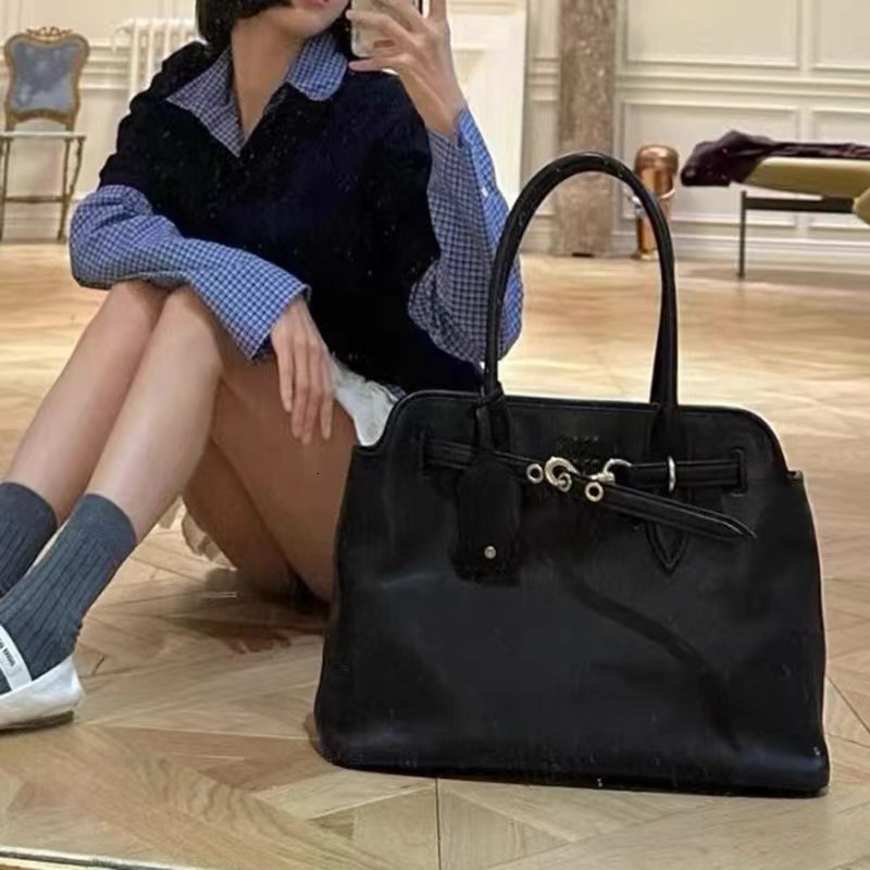 Brown Retro Versatile Shoulder Handbag Large Capacity Tote Women's Bag Brand Designer High-End Fashion Briefcase Bags PC