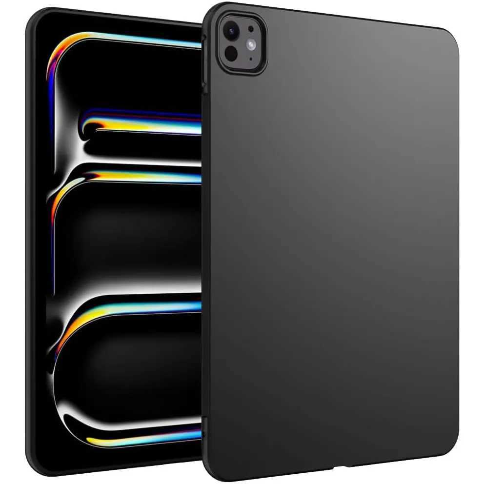 High Quality IPad Pro 13 (2024) M4 13 inch A2925 A2926 A3007 Funda black soft TPU silicone shockproof cover O241115