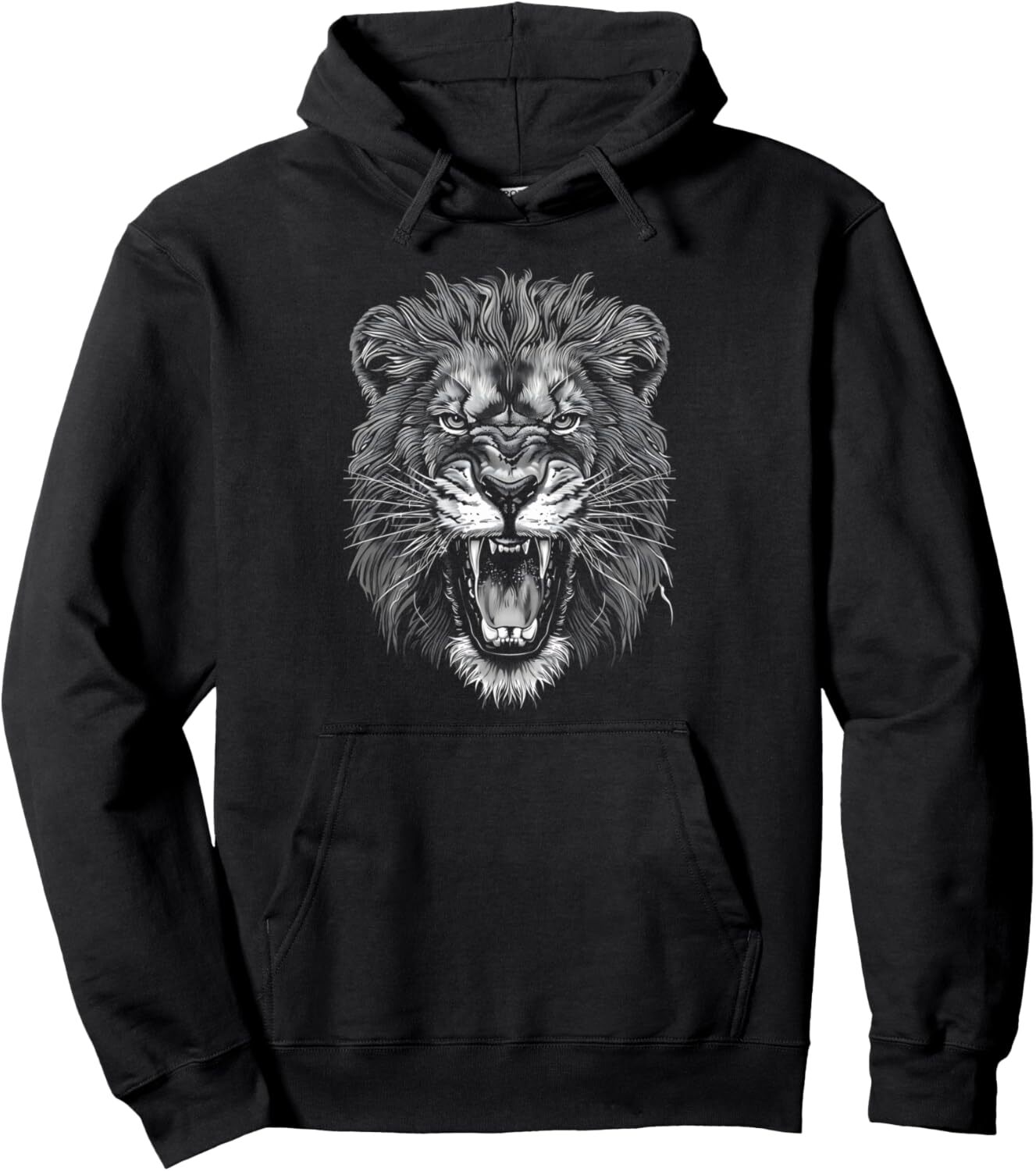 Hoodie for Mens Womens Lion Roaring Wildlife Animal Lover Graphic Graphic Tees Pullover Hoodie Graphic Hoodies sweatshirt cool fashion