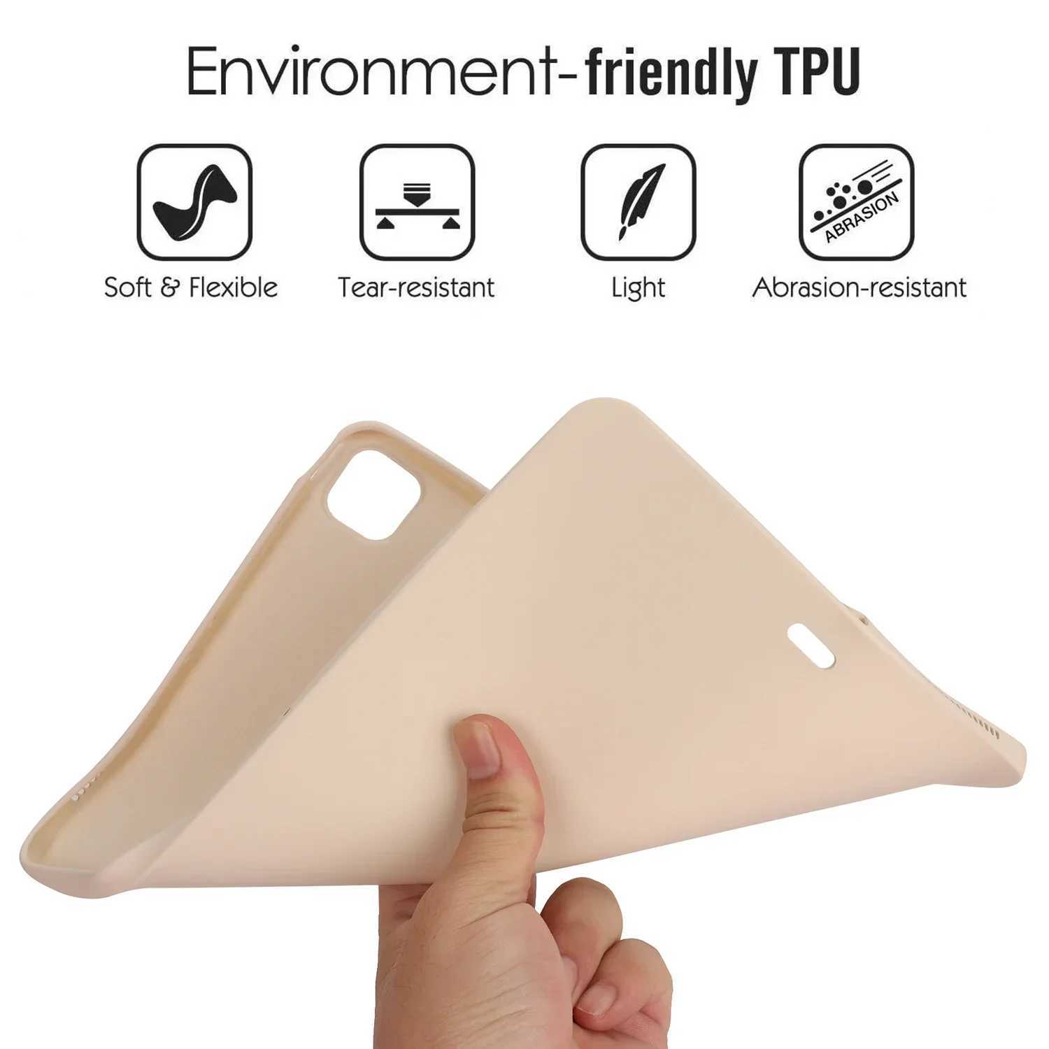 High Quality Shockproof tablet suitable for iPad Pro 11/13 Air 11/13 2024 A2903 A2926 A2837 A2899 bracket cover PC silicon material mixed soft O241115