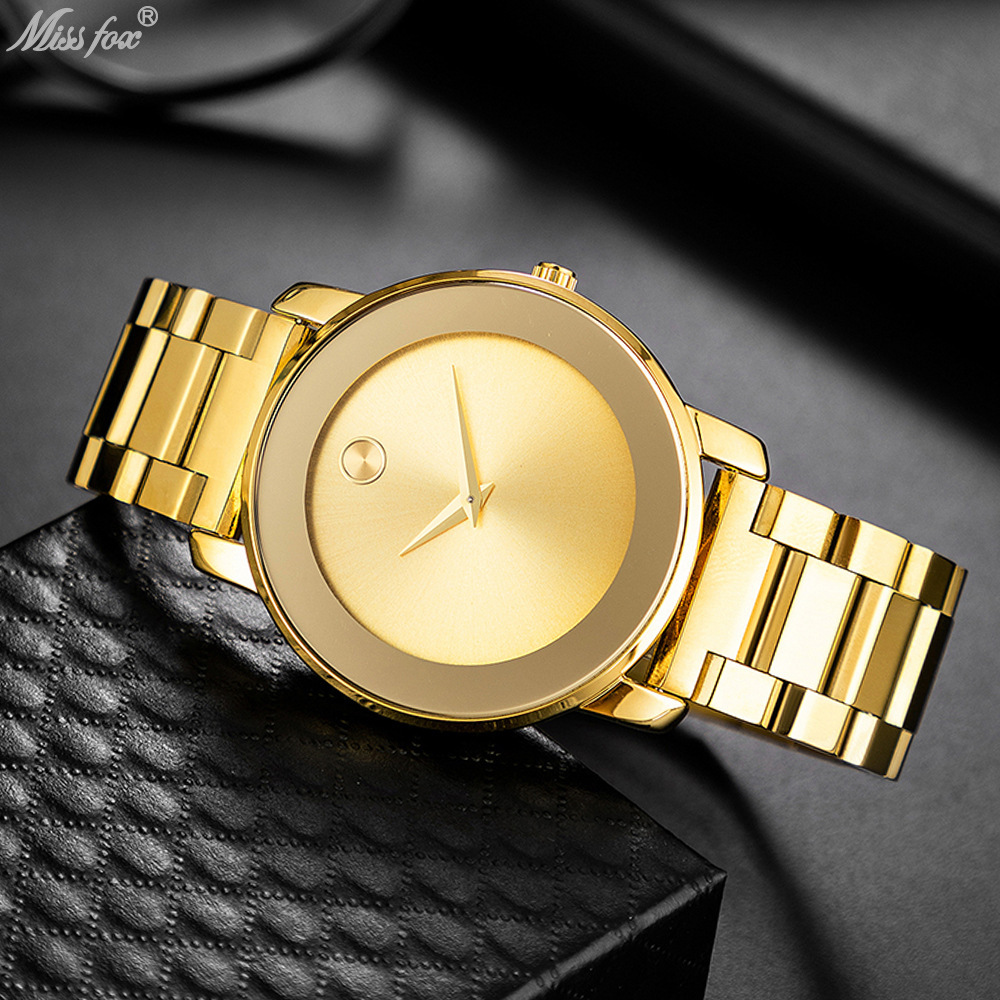 Classic Ultra-thin Men's Watch Business Stainless Steel Strap Brand Quartz Wristwatch Thickness 8mm Dial Diameter 41mm Waterproof Watch Fashion 0