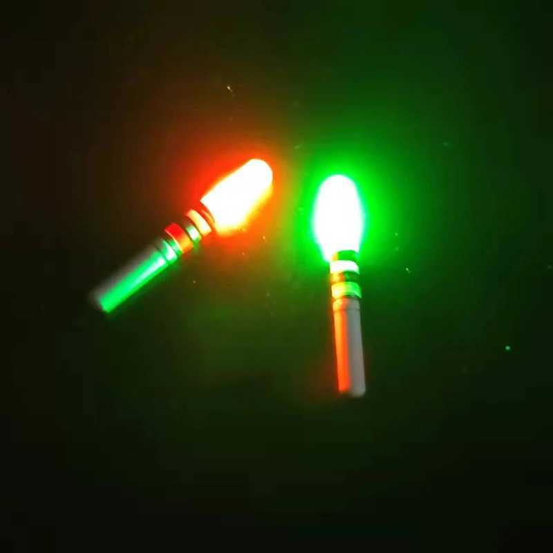 5 pieces/batch of fishing buoy light sticks green/red set suitable for CR322 battery LED luminous buoy night fishing gear accessories J489W241116