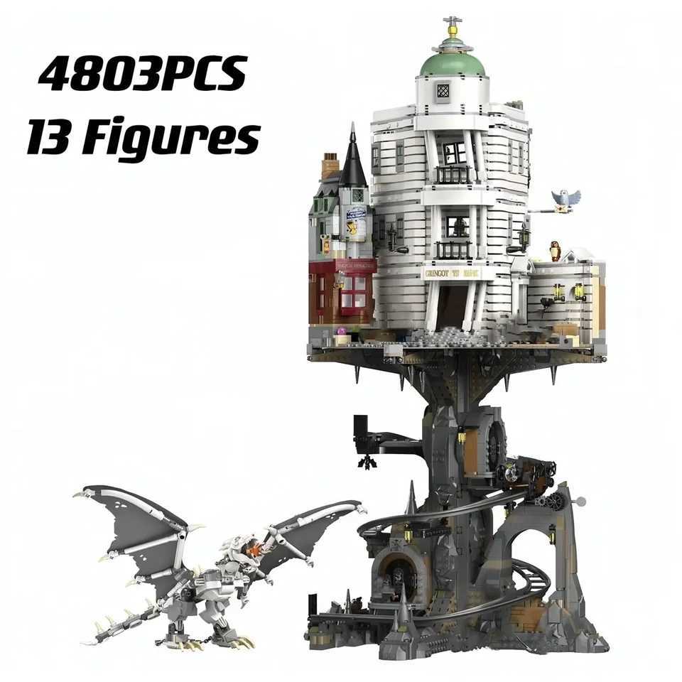 Blocks Blocks New Bank 4803Pcs Ironbelly Dragon moc 76417 Castle Toy Gift Set H241115 Y240208