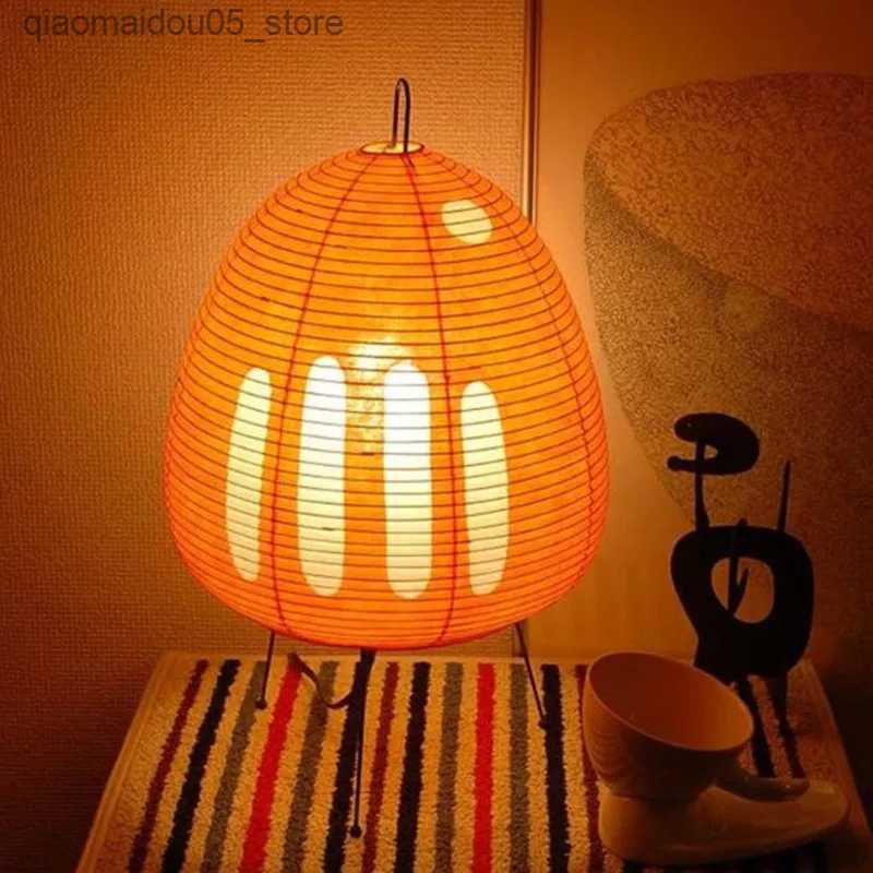 Lamps Shades Noguchi Yong Lantern Bedroom Tripod Rice Paper Light Akari Noguchi Yong Lantern Bedroom Decoration Akari Light Q240416