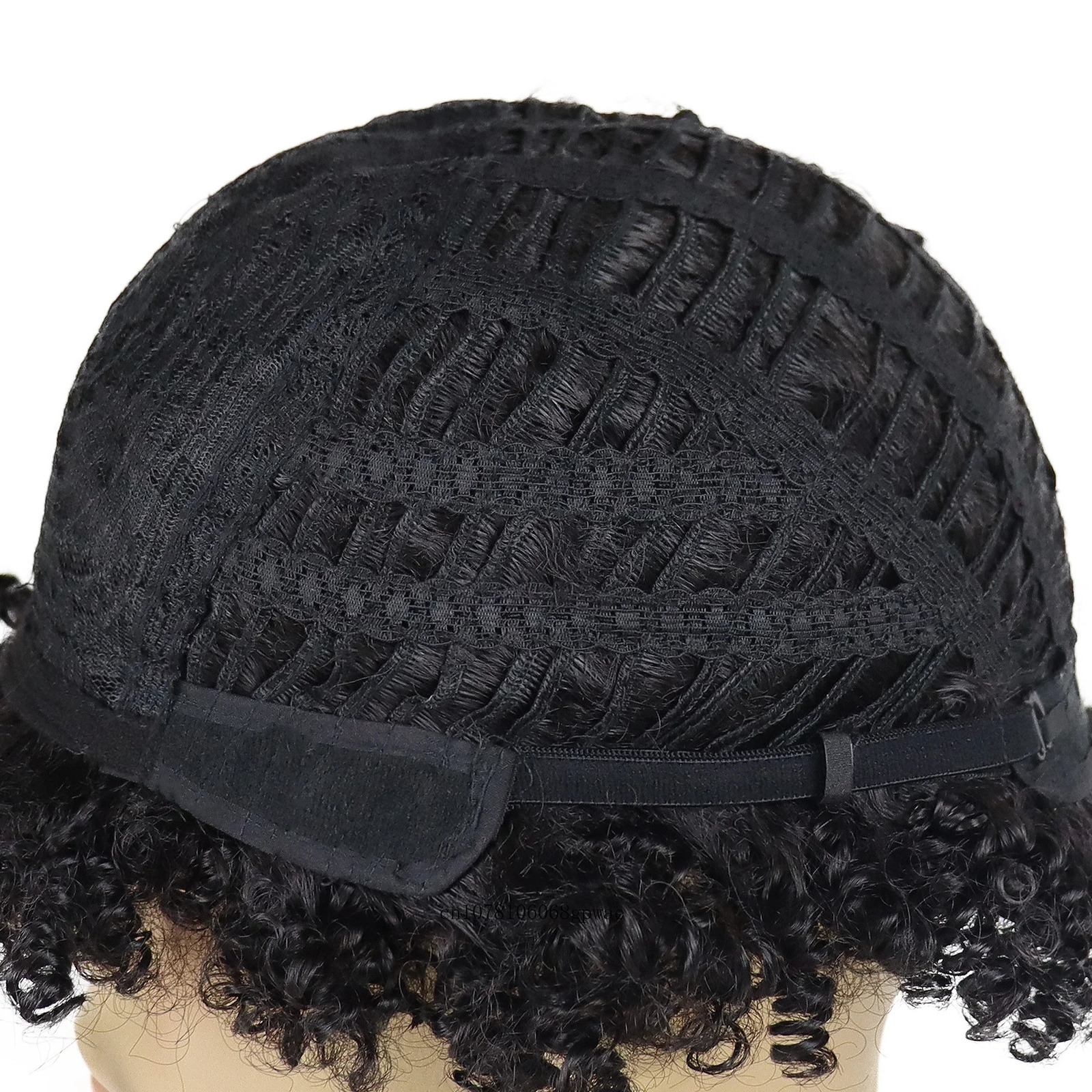 Natural Black Bouncy Curly Hair Synthetic Wigs for Men Short Kinky Curly Wig with Bangs Afro Wigs Man Cosplay Halloween Party 241115