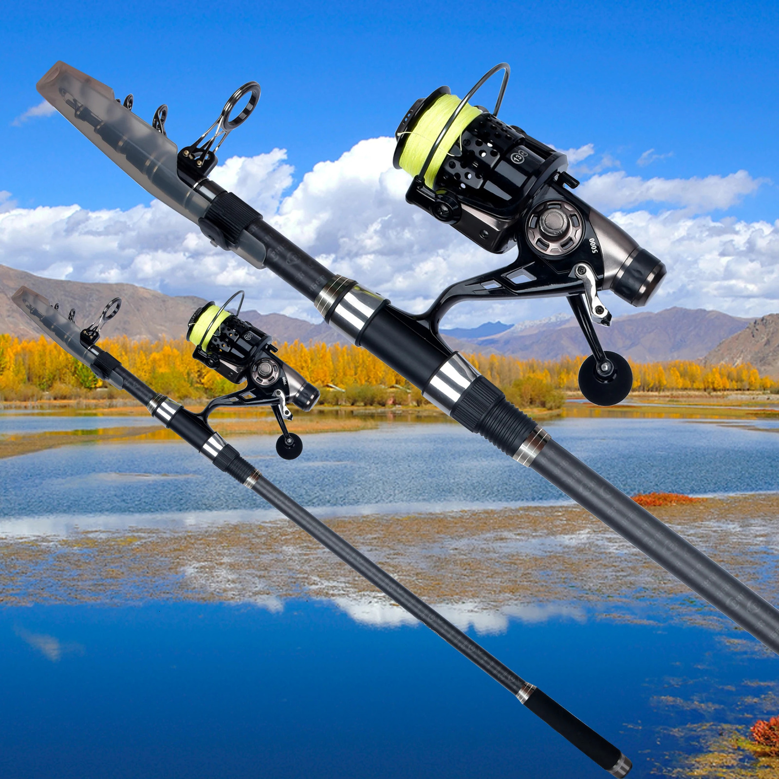PHISHGER Telescopic Surf Spinning Rod 364245505 Power80150g 30T Carbon Travel Surfcasting Shore Casting Fishing Pole 241115