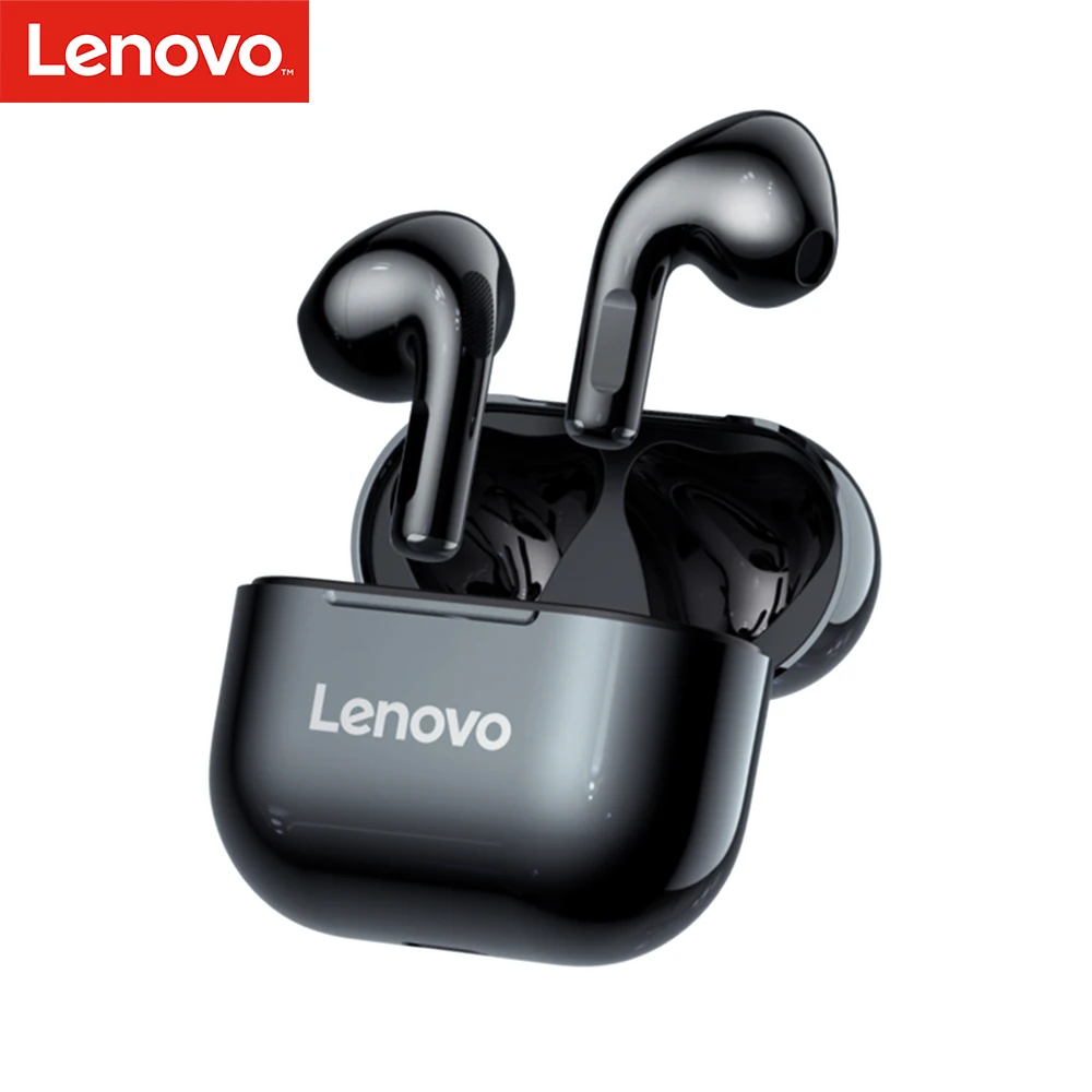 Lenovo Live Pods LP40 TWS Earbuds Bluetooth 5.0 True Wireless Headphones Touch Control Sweatproof Sport Headset In-ear Earphones