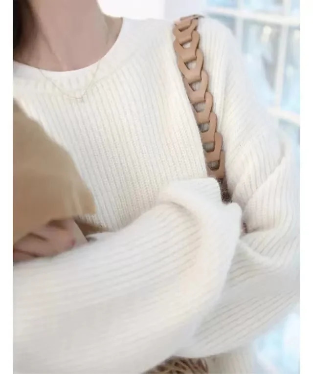 Cashmere Loose Zipper Womens Wear Autumn/Winter Casual O-neck Soft Lazy Style Zipper Womens Wear Korea Top 241115