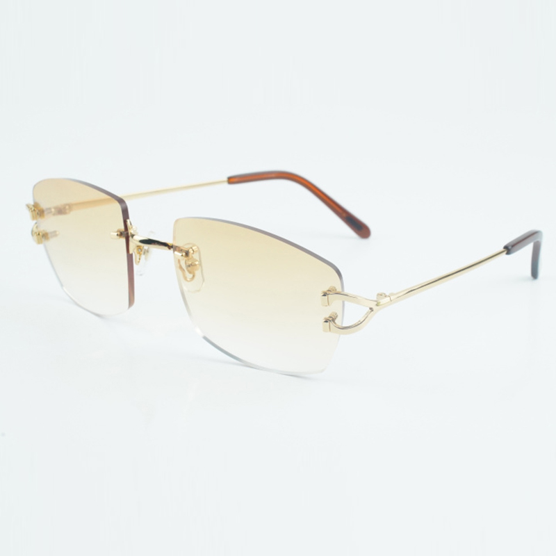 New metal claw sunglasses 3524034 with 60 mm lenses and metal arms, 3.0 mm thick, size 60-18-135 mm