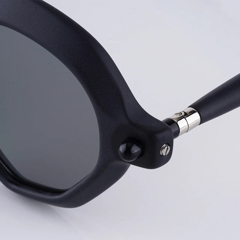 Y2K Style Maske P18 Round Acetate Handmade Sunglasses For Men Women Personalized High Quality er Eyeglasses UV400 241116