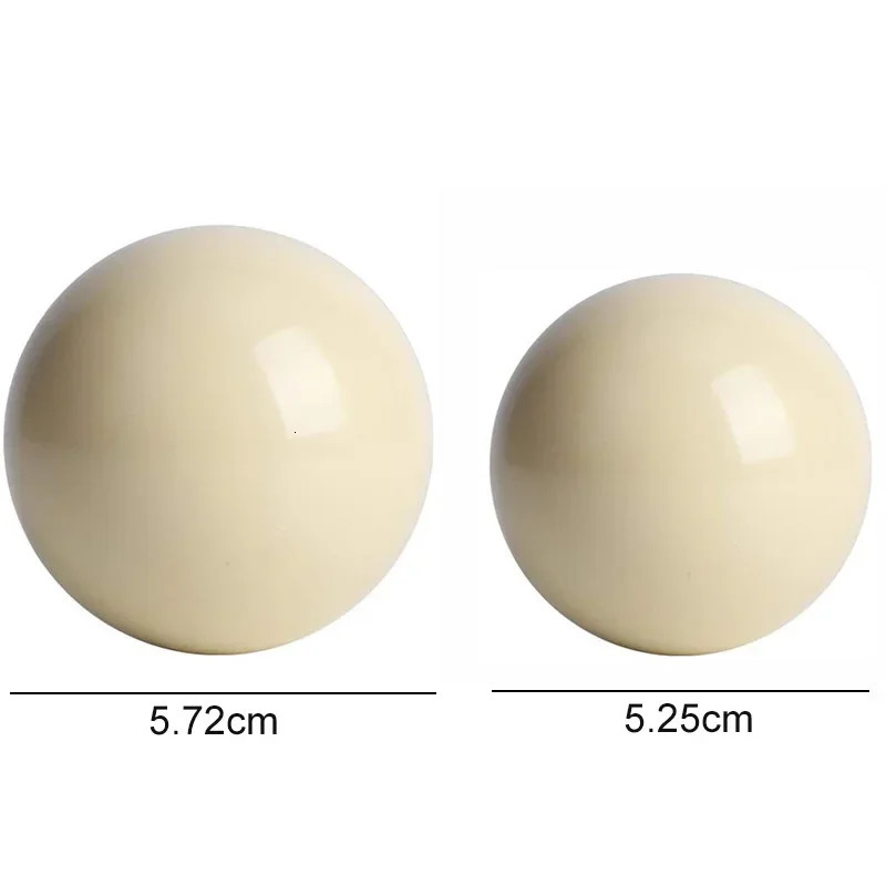 1pc Billiard Cue Ball 525572 Mm Standard Regular Black 8 Snooker Training Replacement Practice Made Of Resin 241115