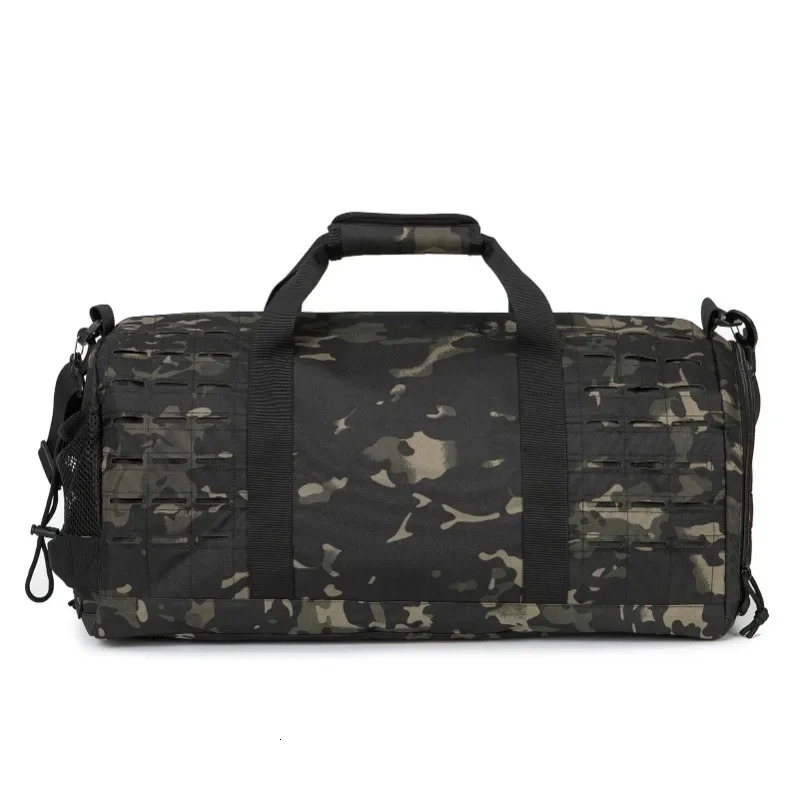 40L Sport Gym Bag Tactical Travel For Men Fitness Training With Shoe Basketball Weekender Bag carry on luggage Duffle pack 241116