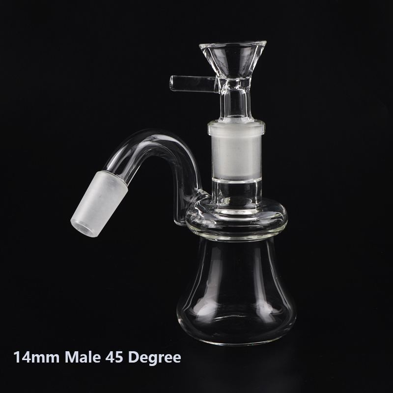 New Glass Ash catcher 90 & 45 degrees 14mm 18mm matrix perc bubbler Glass Water Pipe