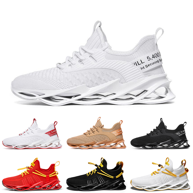 running shoes for men women triple white black Khaki grey red GAI womens mens trainers outdoor sports sneakers size 36-47