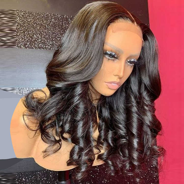 High Quality Glueless HD Lace Front Wig Short Kinky Curls Bouncy Egg Curly Swiss Lace Frontal Human Hair Wig Super Double Drawn