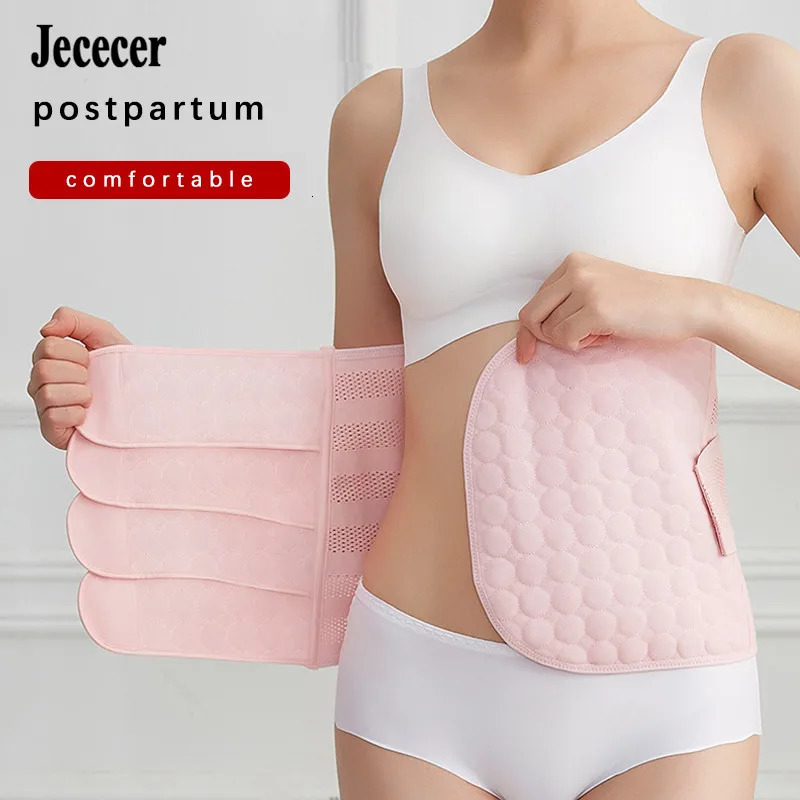 Women Modeling Belt Postpartum Bandage Postnatal Support Girdle Waist Trainer Shapewear Belly Band Body Shaper Corset Slimming 241115