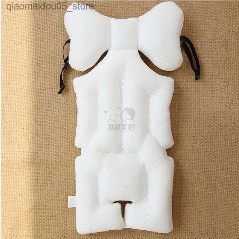 Stroller Parts Accessories Baby stroller liner breathable newborn car seat cushion cotton baby autumn childrens pram accessories Q240416