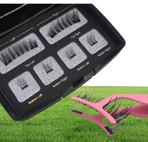 False Eyelash Tweezers Fake Eye Lash Applicator Eyelash Extension Curler Nipper Auxiliary Clip Clamp Makeup Forceps Tools