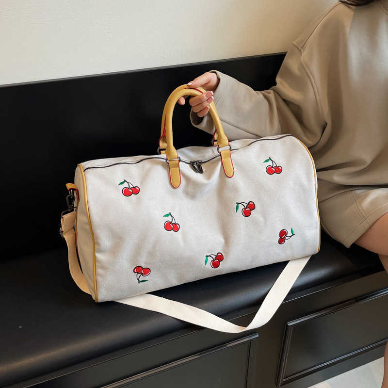 Large Capacity Travel Bag Dry Wet Separation High End Sports and Fitness Bag Hand Held Crossbody Wear Resistant Travel Bag for Delivery