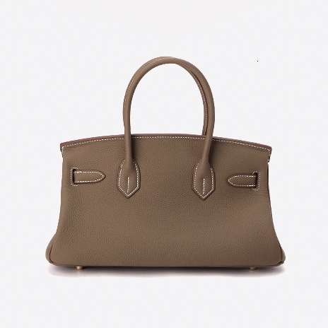 Designer handbag made of genuine leather new top layer hand-held horizontal platinum women's cowhide high-end single shoulder bag niche trendy br