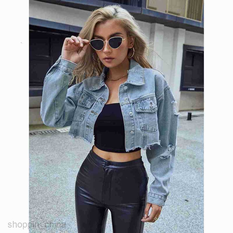Jackets Coats for Women Coat women's casual versatile short fashion denim jacket