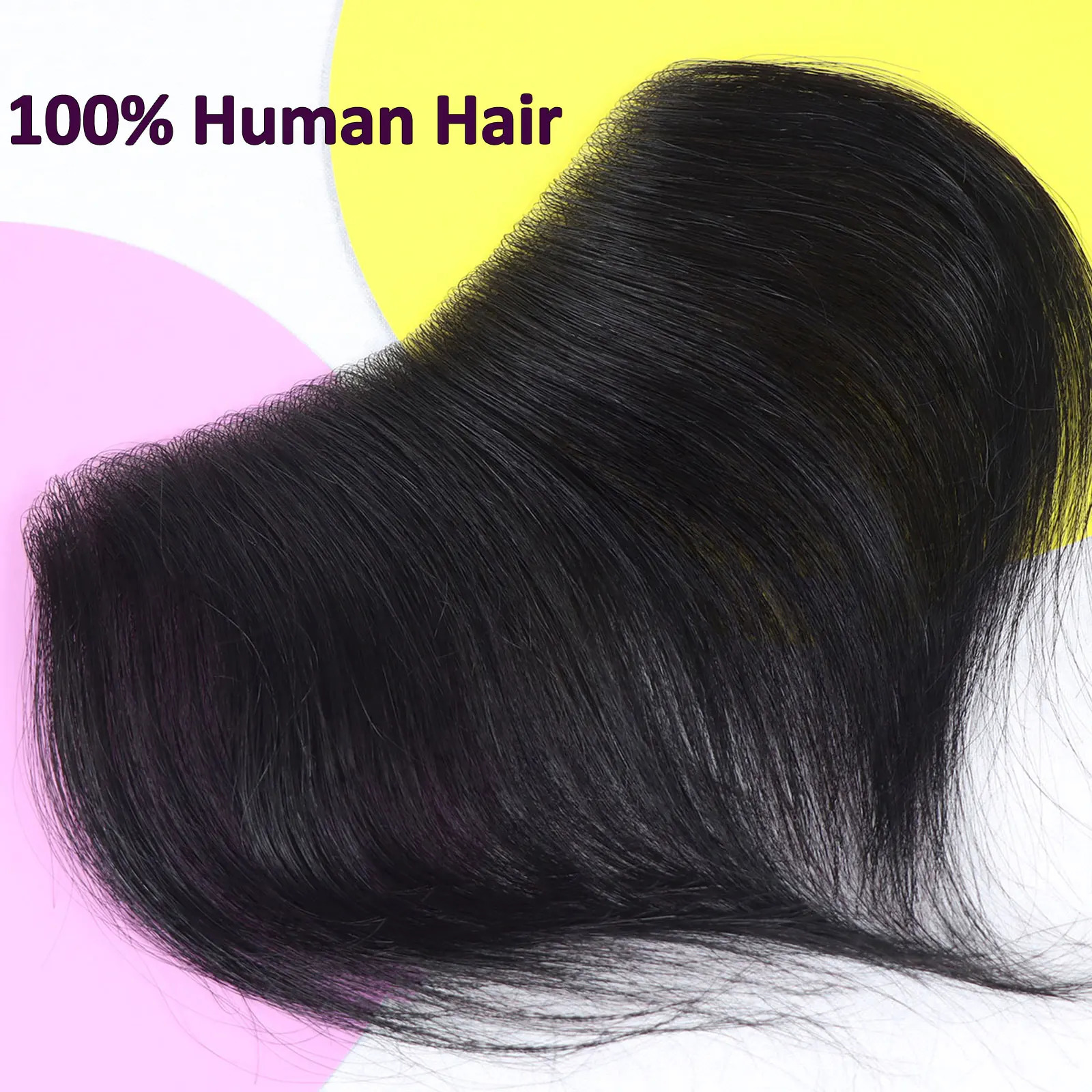 Natural Black Human Hair Toupee Men Forehead Hairpiece Patch Invisible Seamless Ultra Thin Skin PU Mens Capillary Prosthesis 241115