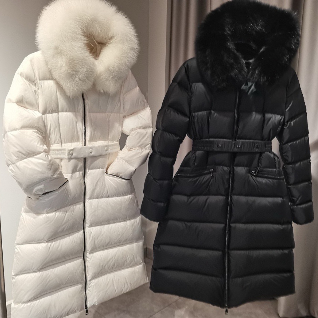 FW24 Womens Down Jacket Designer Winter Women Long Coat Fashionable Warm Outdoor Parka Windbreaker Thickened Warm Top Casual fur collar Jacket Coats