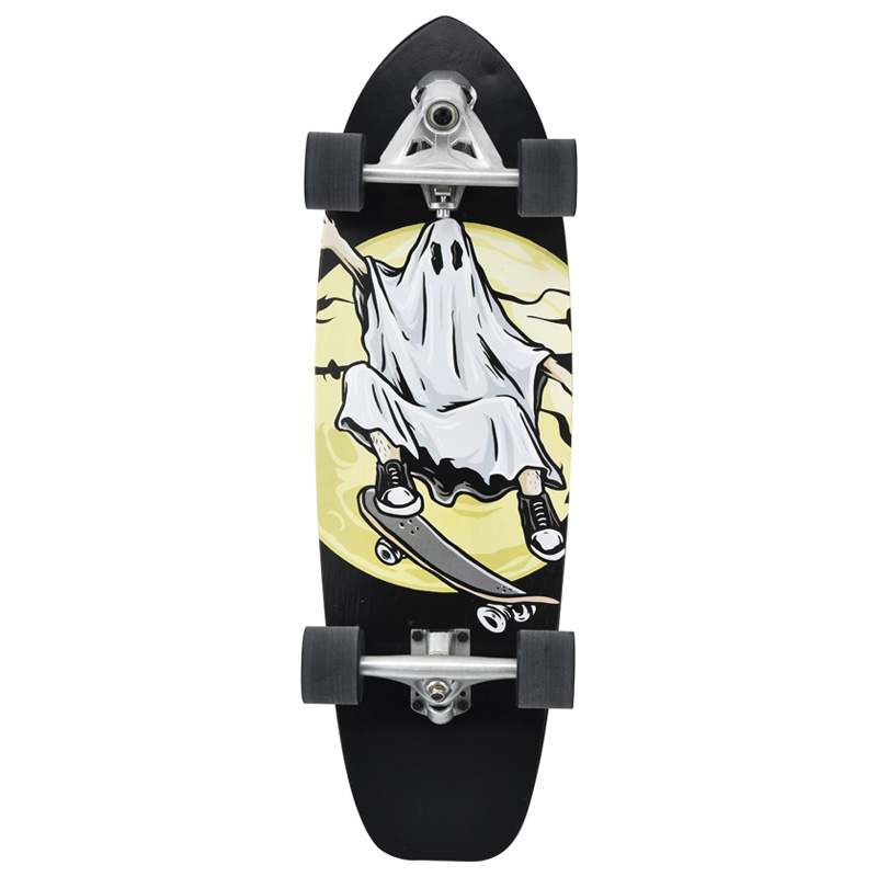 Children's short board rocket board surfboard maple wear-resistant thickened board flash PU wheel aluminium bracket