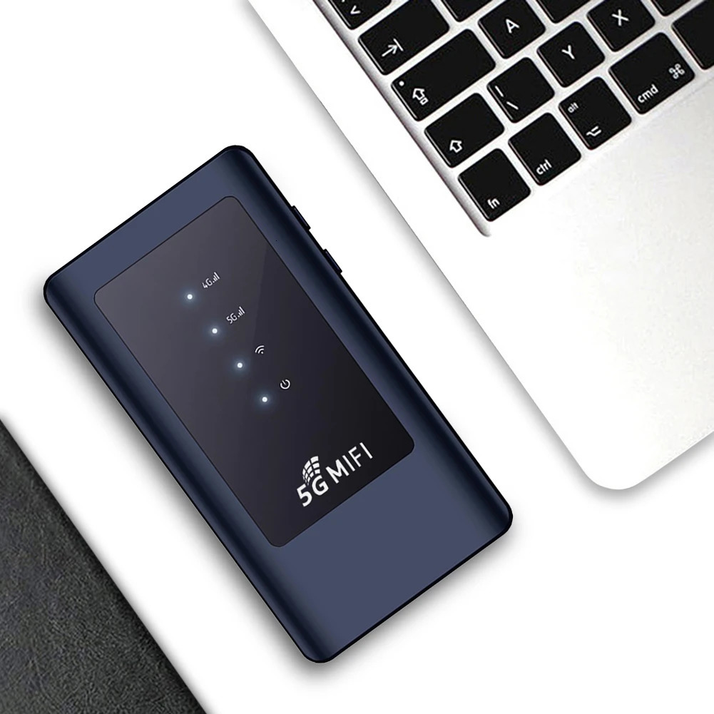 5G MiFi mobile modem portable WiFi router with SIM card slot WiFi 5 wireless Internet router device up to 16 users suitable for station wagon 241115