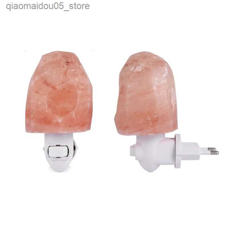 Lamps Shades The latest night light Himalayan salt lamp air purifier crystal salt rock bedside lamp childrens bedroom lamp Q240416