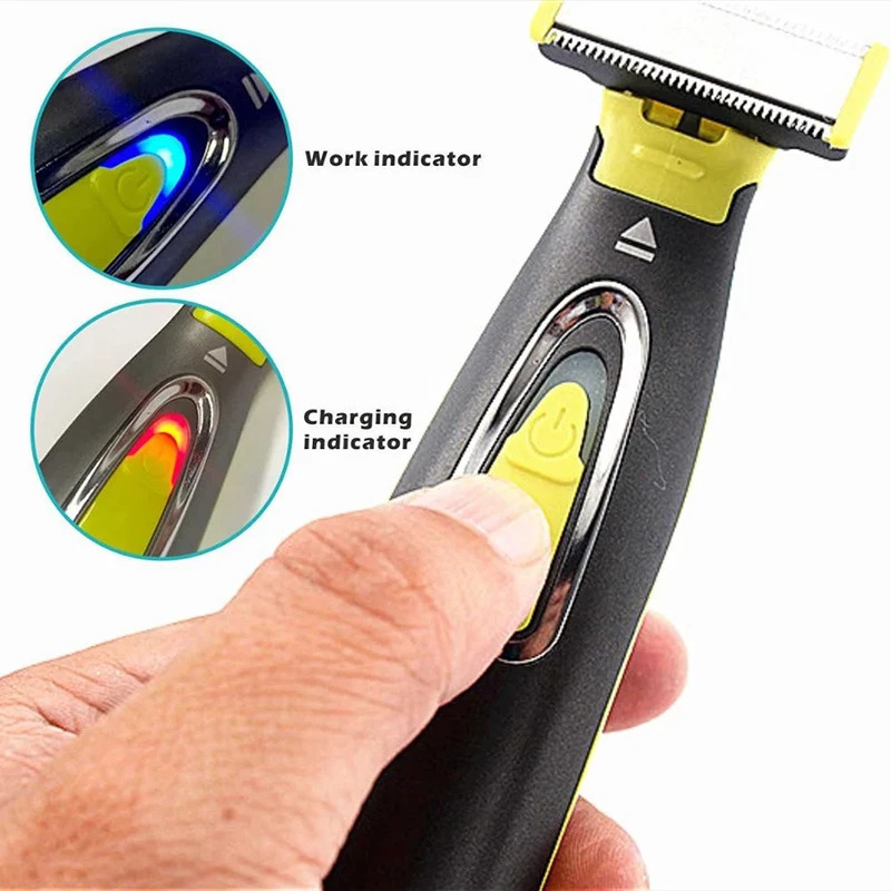 USB Rechargeable Washable Electric Mens Shaving Beard Razor Body Trimmer Shaving Machine Hair Portable Hair Face Cleaning 241115