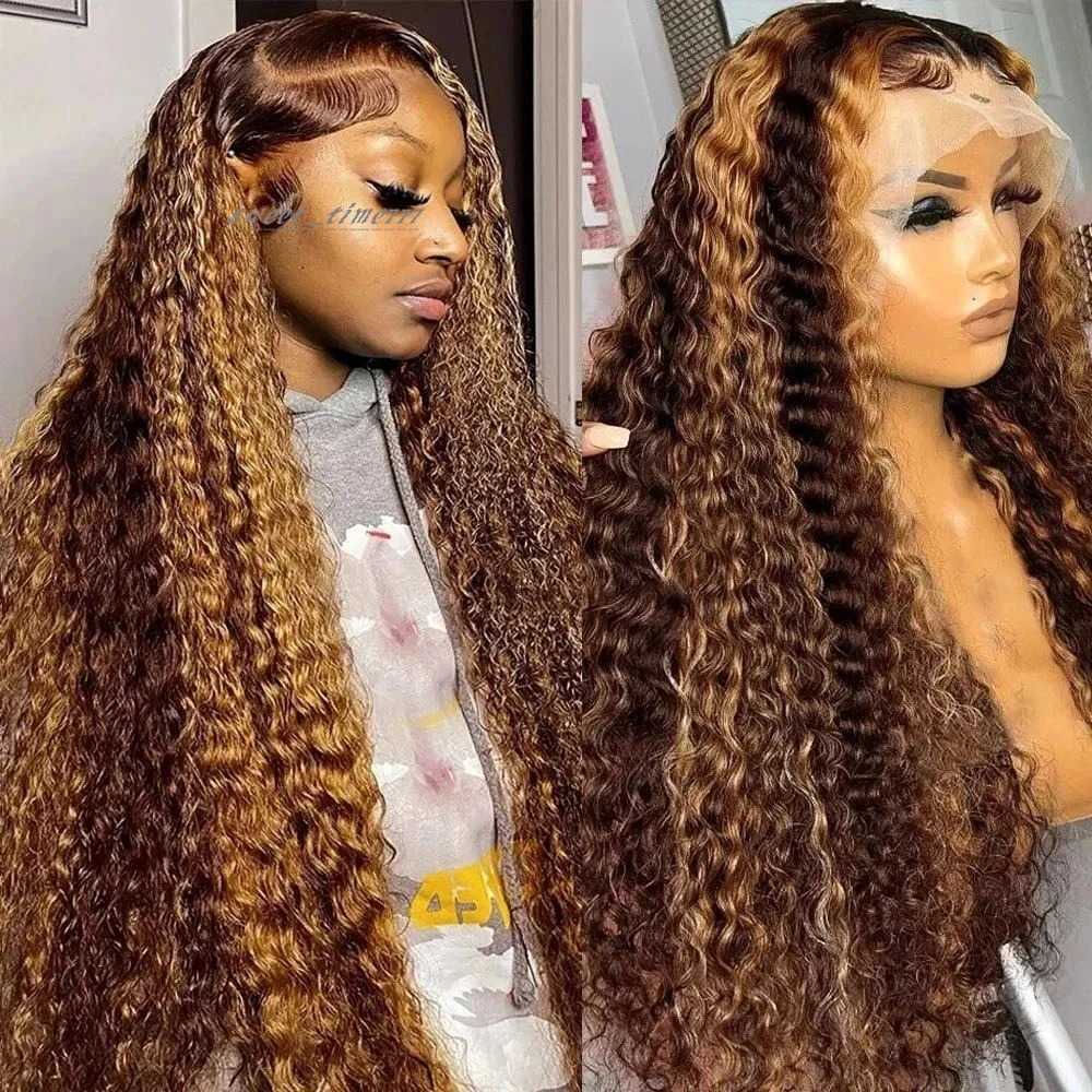 Wholesale Raw Indian Hair Transparent Swiss Lace Front Wigs Human Hair Body Wave Curly Wig Glueless HD Lace Frontal Wig Vendor