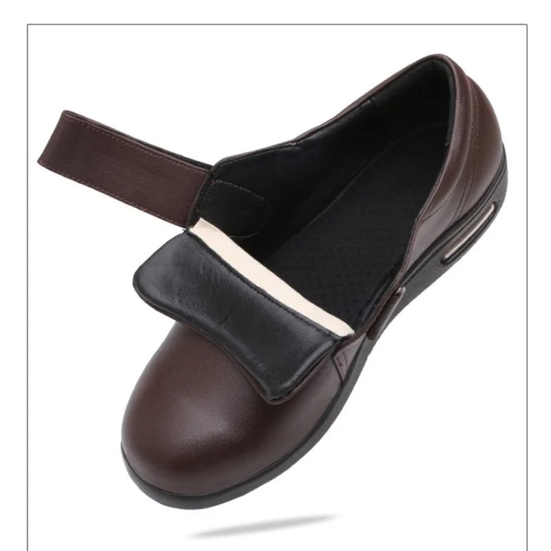 CXMMATW Orthopedics Wide Feet Swollen Shoes Thumbs Every Adjustable Soft and Comfortable diabetes Walking Shoes 241115ww