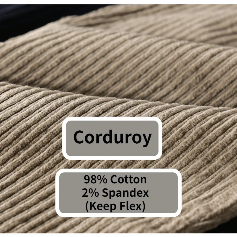 Winter cotton Corduroy mens pants retro loose casual large pocket jogging mens streetwear mens pants F7610 241116