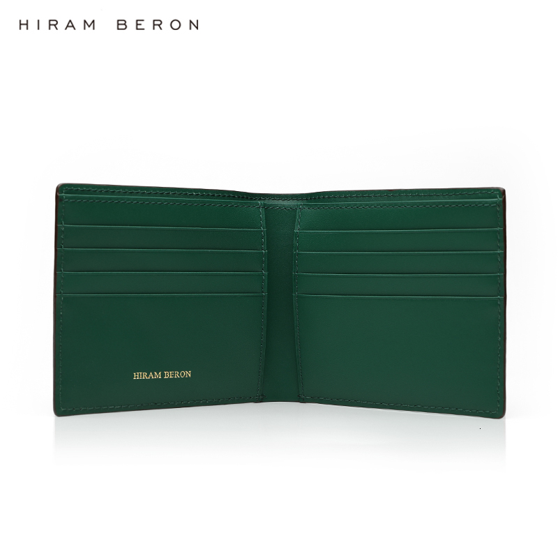 Hiram Beron Men Brand Italian Leather Lizard Pattern Card Case Gift For Him Dropship Leather Business Style BagVoyage