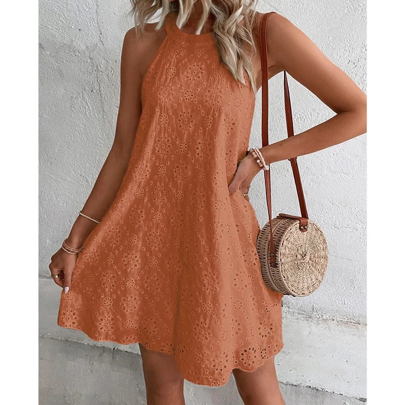 Summer Women O Neck Sexy Slim Mini Dresses Sleeveless Club Evening Party Black Short Dress Female Casual Chic Elegant Clothing 240412