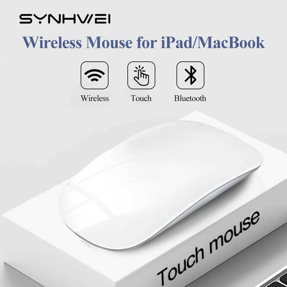 A quiet ultra-thin wireless touch mouse suitable for charging iPad/iPhone with a tablet/Book Pro/Book Air Y241116