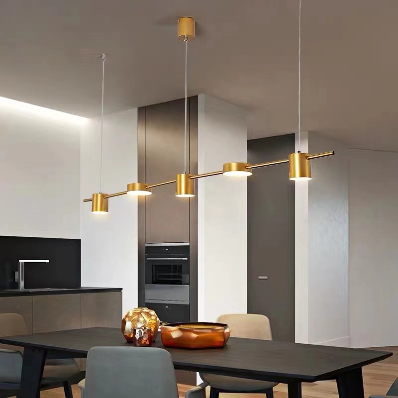 Dining Table Led Chandeliers Living Room Ceiling Chandelier Kitchen Hanging Light Fixture Dimmable Indoor Lighting Lamp