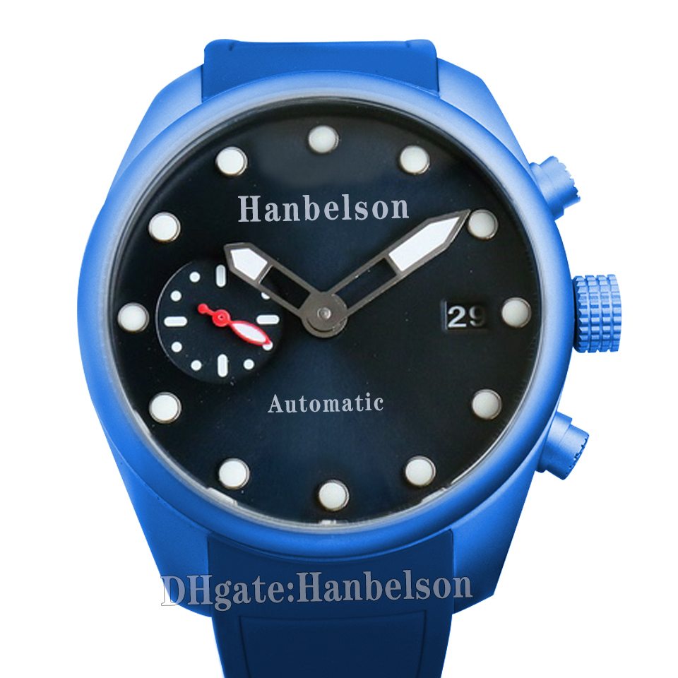 Orologio Da Uomo Blu Da Maschelo Automatico Movvera Orologio Da Polso Orologio …