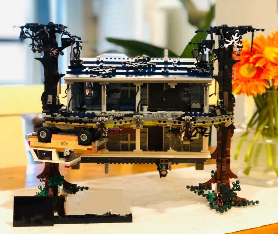 Blocks Blocks Compatible 75810 Things The Upside Down Building Bricks Set Toys For Children Birthday Christmas Gifts 2499pcs H241116 Y240208