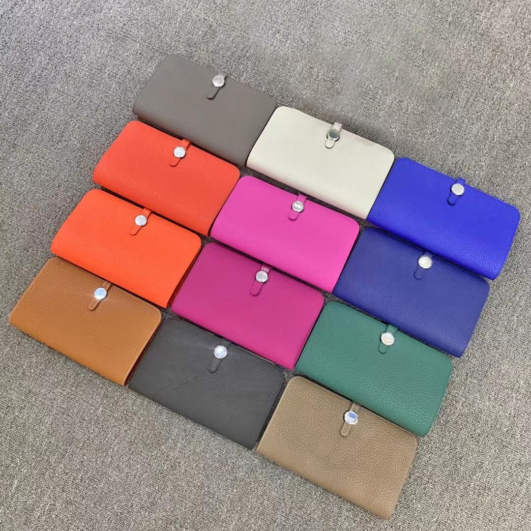 Donna-In Wallet For Women Card Holders Coins Phone Passport Purses Genuine Leather New Summer Leather
