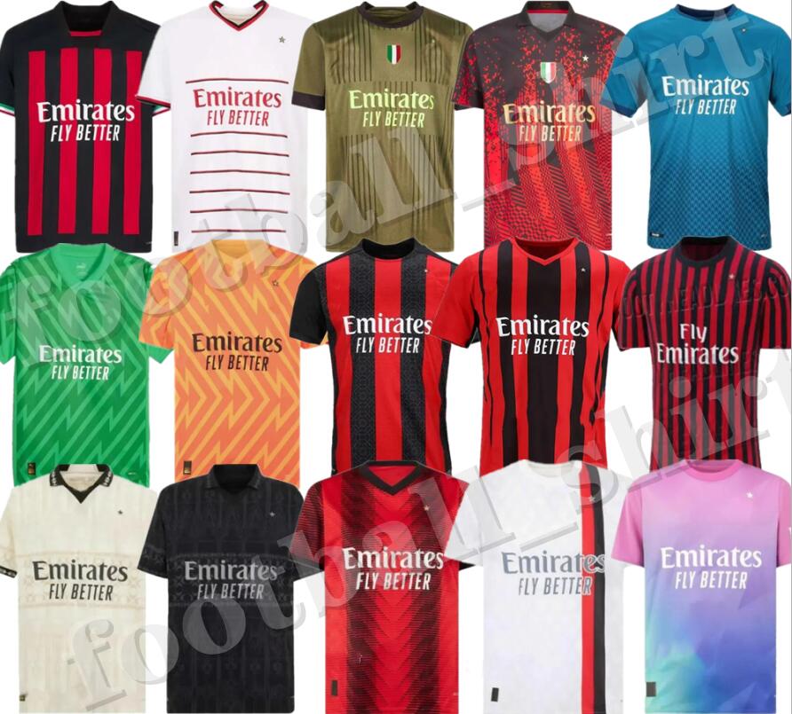 AC milanss 17 18 19 20 21 22 23 24 IBRAHIMOVIC soccer jerseys GIROUD DE KETELAERE Rafa Leao TONALI THEO PULISIC A.REBIC BENNACER FLORENZI KJAER football shirts uniform