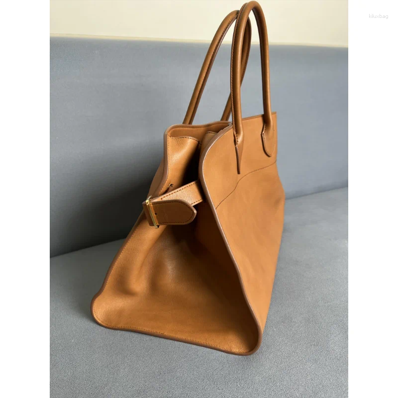 Evening Bags Handbag Cowhide High-Capacity Commuter Bag The Suede Soft