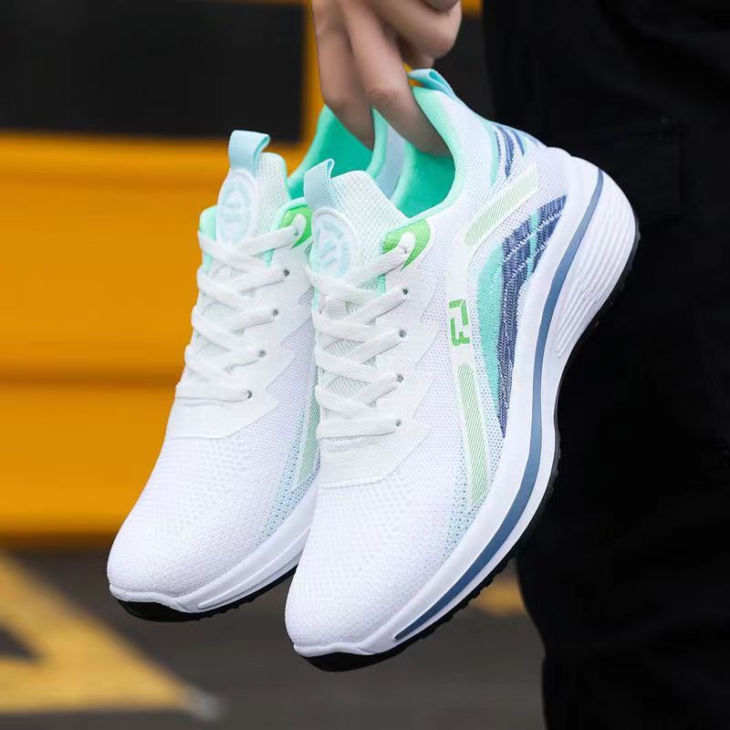 Sports New Spring Versatile High Rise Trendy Mesh Men's Breathable Running Ultra Light Shoes