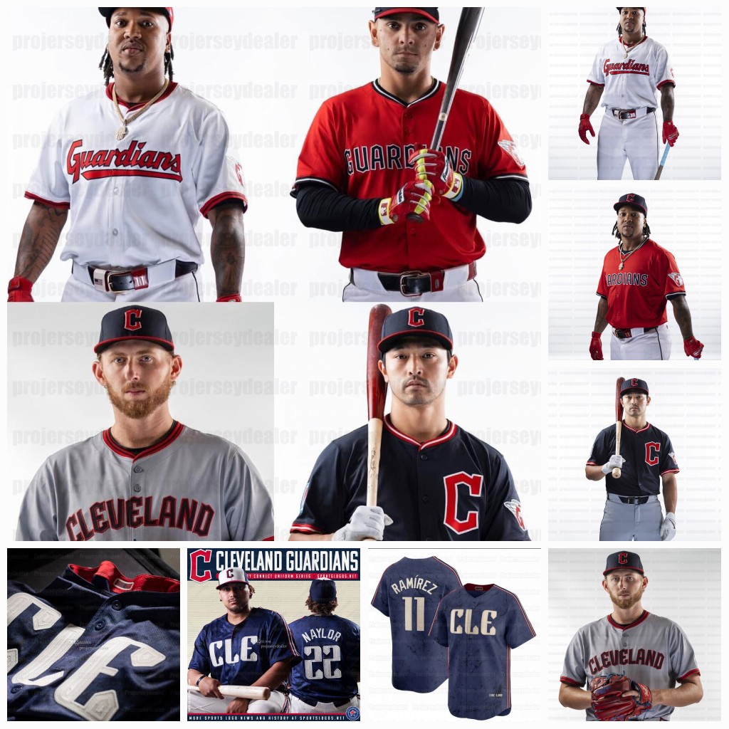 Guardians 2025 Season Jersey Steven Kwan Naylor Jose Ramirez Clase Brennan Freeman Shane Bieber Custom